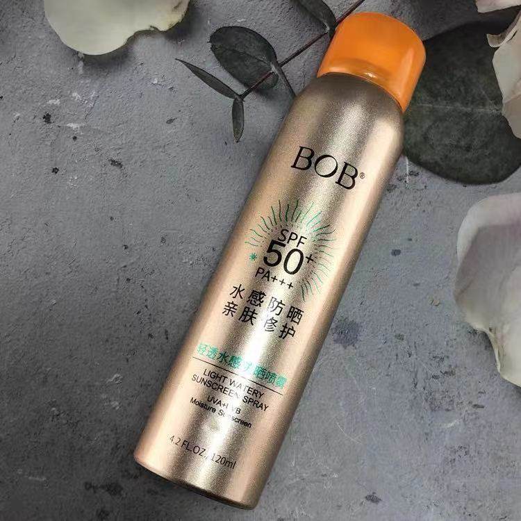 BOB高倍防晒喷雾SPF50全身脖子面部隔离紫外线防水抗汗脸部专用女