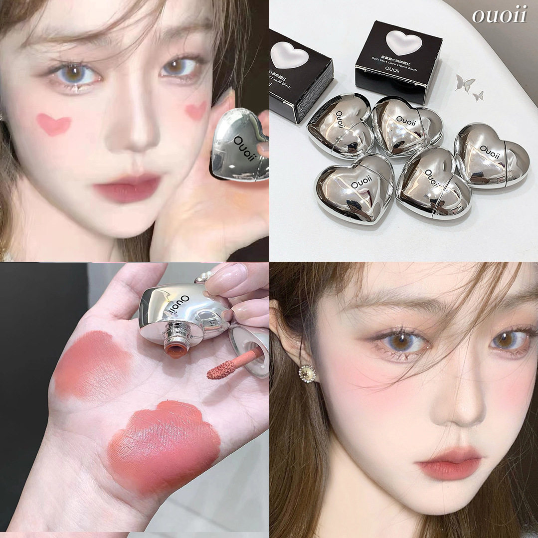 OUOII怦然心动腮红哑光液体腮红化妆品自然学生党少女感国货彩妆