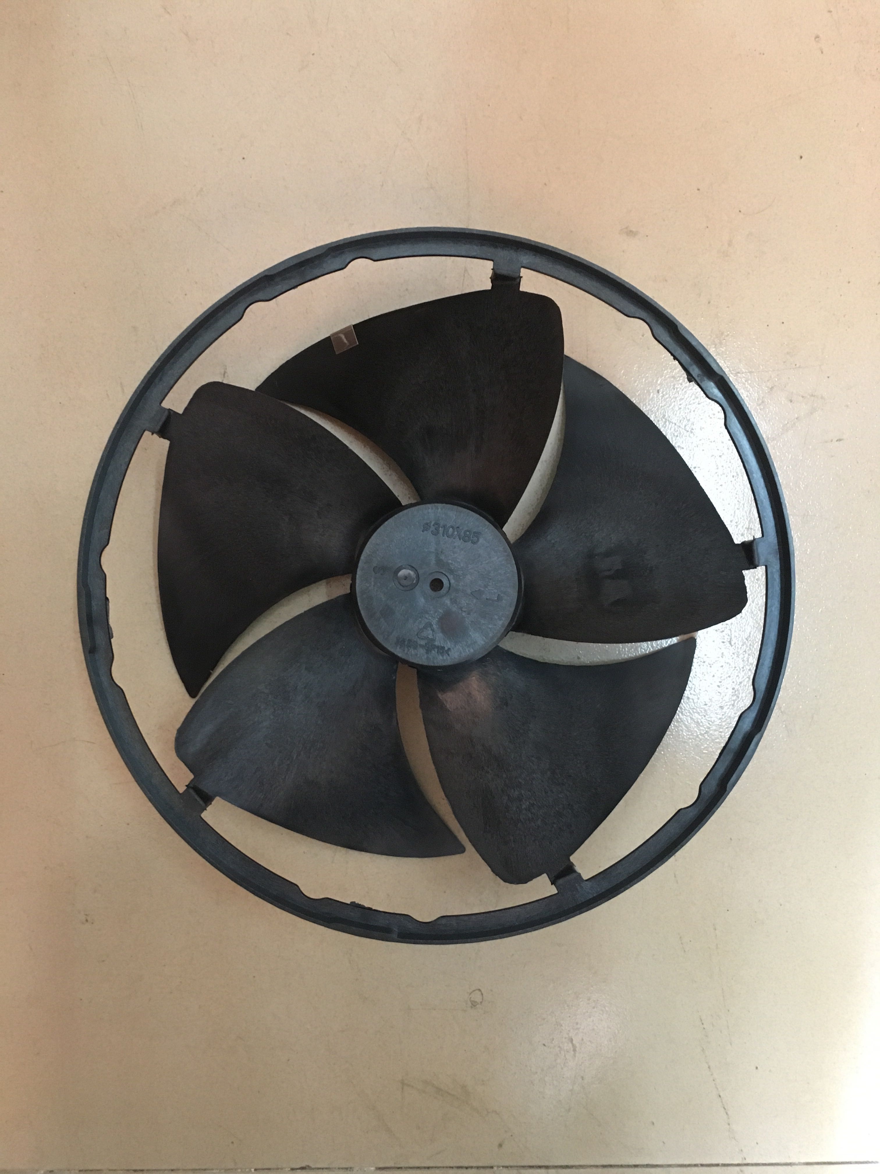 电梯空调窗式空调风扇叶空调风扇叶电梯空调专用风扇叶310*85全新