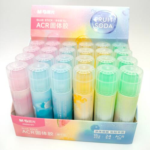 晨光气泡果果系列15g固体胶手工