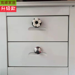 圆形把手保护套新款 拉手套防撞 中号纯棉抽屉 柜子拉手护垫升级款