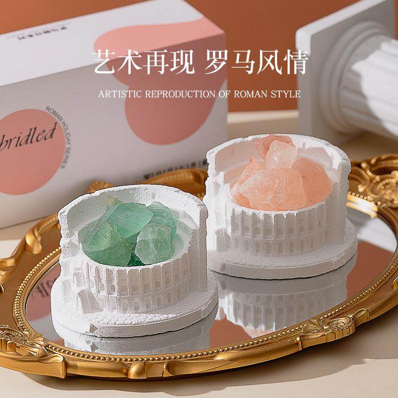 火熏香晶石摆件香薰石卧室香氛