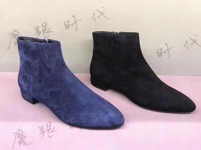 STELLALUNA西部靴骑士靴低跟