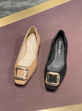 STELLA LUNA 豆豆鞋乐福鞋司机鞋小皮鞋欧美风一脚蹬女鞋SL120162