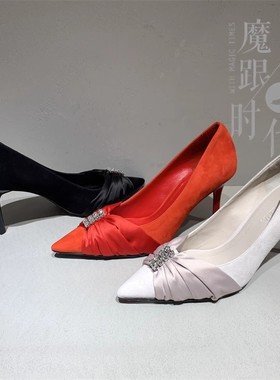 STELLA LUNA 2023秋冬 水钻细跟高跟鞋婚鞋时装单鞋 SL323012 036