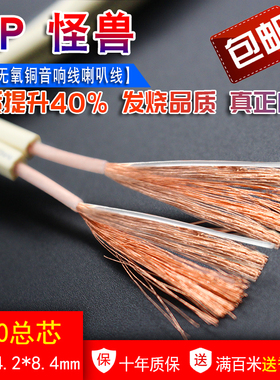 美国怪兽xp 240芯 4N无氧纯铜 音箱喇叭线 家装环绕线 汽车音响线