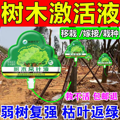 大树营养液吊针袋果树移栽树木激活液强力生根药水枯树再生复活液