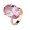 Pink Extra Large Zircon Ring K2020