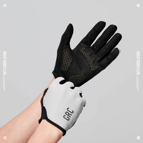 GRC桀骜无尽骑行手套长指触屏抓绒秋冬公路车山地自行车全指手套