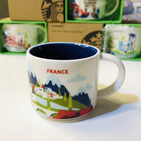 Starbucks YAH City Cup 59ml Mini Collector's Edition Ceramic Mug Paris London Japanese Children's Water Cup thumbnail 5