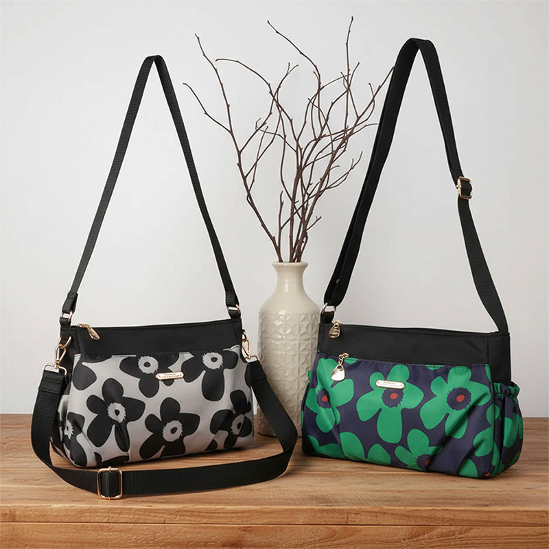 时尚春季新款牛津布包花布单肩包防水大容量韩版女士包包斜跨女包,箱包皮具/热销女包/男包,单肩包,淘宝优惠券,粉丝福利购,淘宝优惠卷