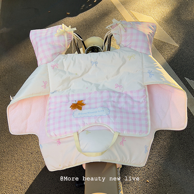 原创电动车挡风被冬季加绒