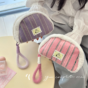 2025新款化妆包出门方便携带口红随身补妆小型杂物分区收纳袋小包