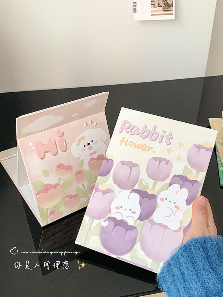 접이식 작은 거울 여성용 휴대용 화장거울 사무실 책상 학생 기숙사 탁상용 화장거울 탁상스탠드업