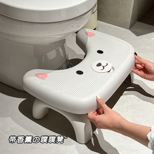 家用马桶脚凳折叠塑料加厚踩凳厕所蹲坑神器卫生间垫脚凳儿童凳子