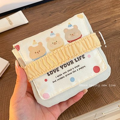 装姨妈巾收纳包学生放卫生棉便携大容量小型月经月事随身携带小包