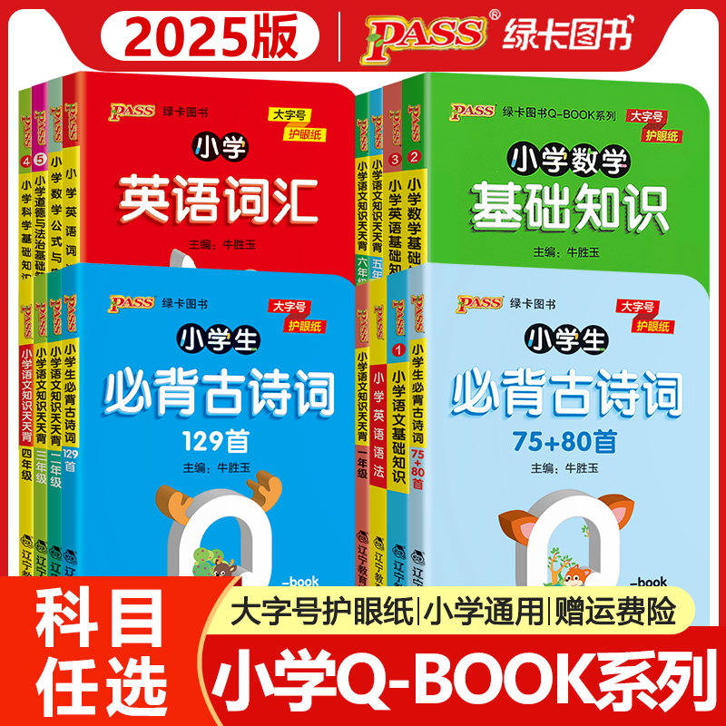 小学qbook基础知识口袋书系列