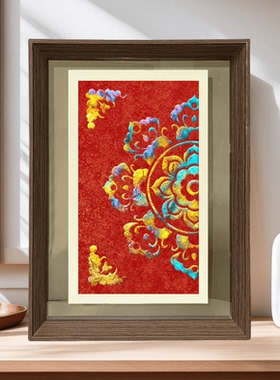 非遗金箔画烧箔画diy手工材料包