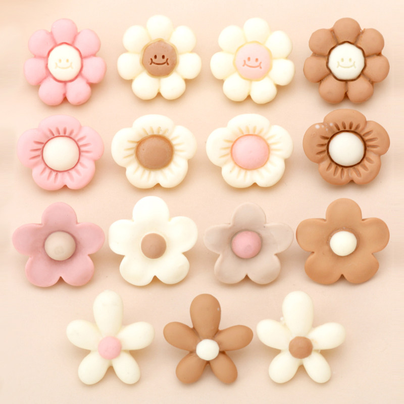 彩色花朵树脂纽扣宝宝婴儿衣服扣子外套开衫装饰儿童毛衣钮扣配件,居家布艺,纽扣,淘宝优惠券,粉丝福利购,淘宝优惠卷