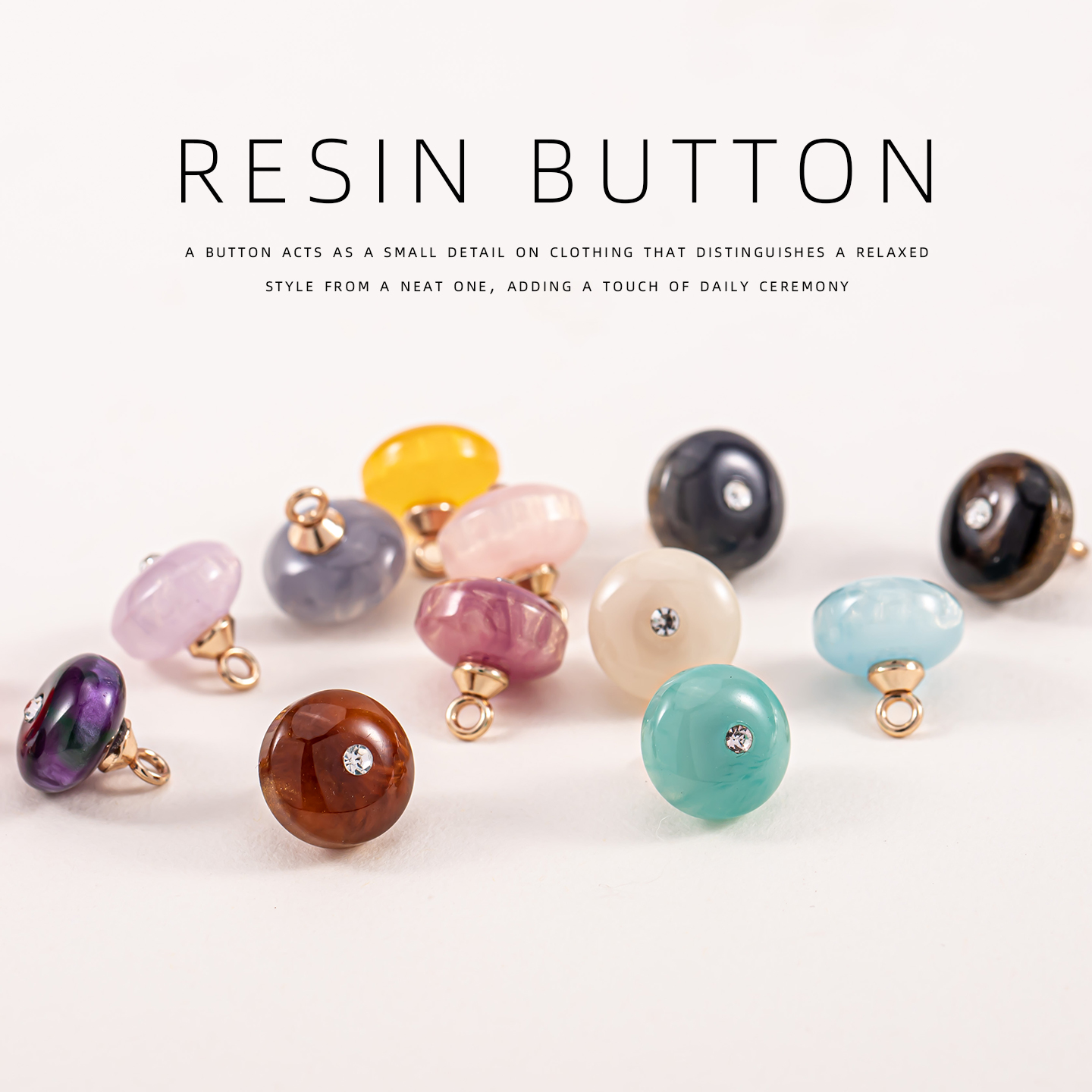 TTT高端精致国风金属衬衫扣子