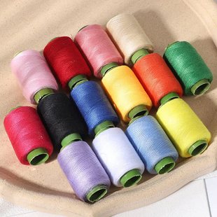 家用缝纫线手缝线24色线针线盒DIY TTT彩色缝纫线白线黑线缝衣线