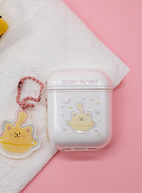 低价清仓 /原创 TPU耳机壳「Twinkle Story/喵星球」透明AirPods保护套1/2代