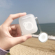 低价清仓 半透明磨砂软壳原创夏日泡泡耳机壳适用于AirPods pro苹果2耳机壳