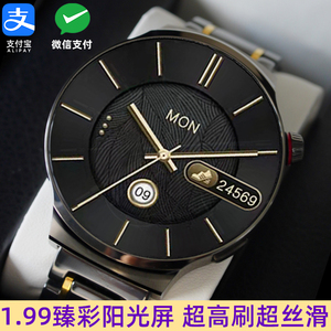 新款智能手表男士2025新款圆盘蓝牙接打电话1.9寸大屏测血压心率