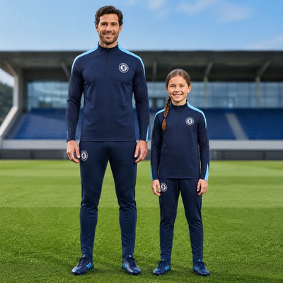 Chelsea Matching Parent-Child Jerseys秋冬儿童足球训练服套装