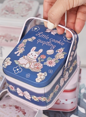 原创新款伴手礼卡通手腕盒喜糖盒宝宝满月生日礼盒大白兔糖盒