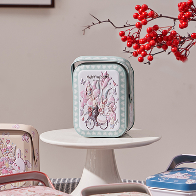 宝宝满月生日伴手礼大白兔喜糖盒