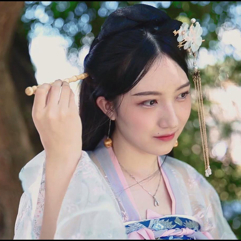 乡村田园简约古风竹木藤竹节发簪个性百搭盘头发饰品发插钗子