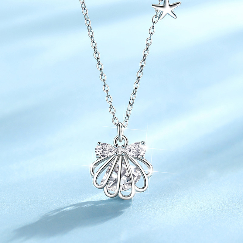 Winy一贝子项链足银999配证书蝴蝶结吊坠高级感送女友生日礼物,饰品/流行首饰/时尚饰品新,项链,淘宝优惠券,粉丝福利购,淘宝优惠卷