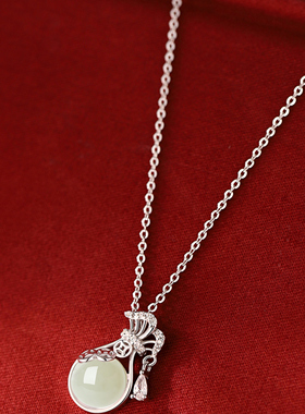 Winy999足银如意福袋项链国风气质小众日常圣诞礼物送女生配证书