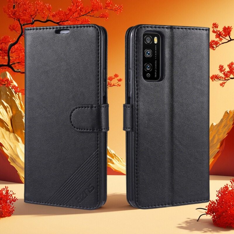 适用华为畅享20Pro手机壳翻盖式防摔全包皮套可插卡钱包款式保护套男女时尚软胶简约皮夹