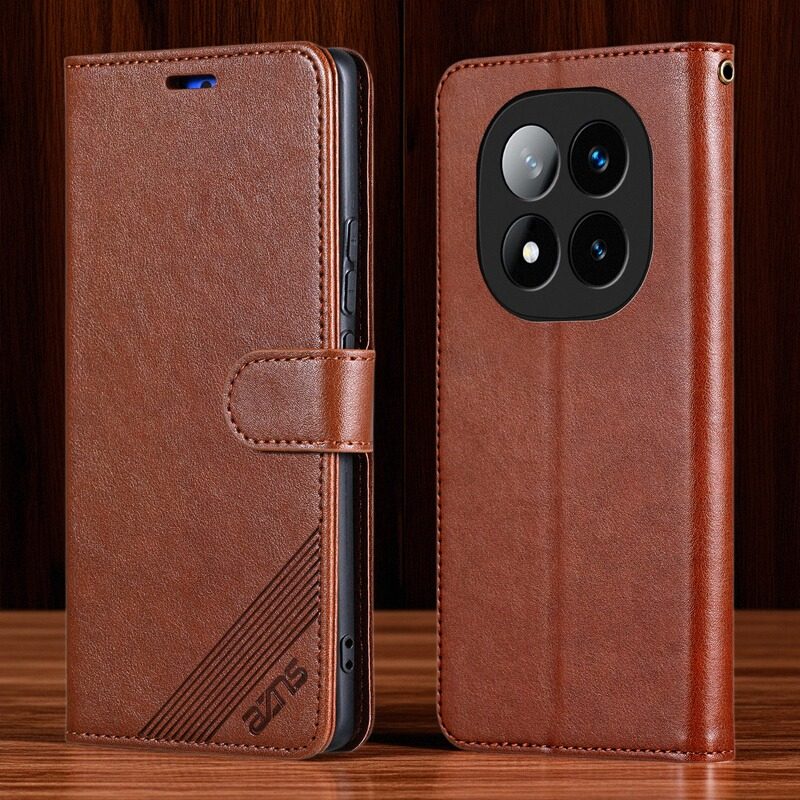 适用红米Note15Pro手机壳翻盖式防摔全包皮套可插卡钱包款式保护套男女时尚软胶简约皮夹