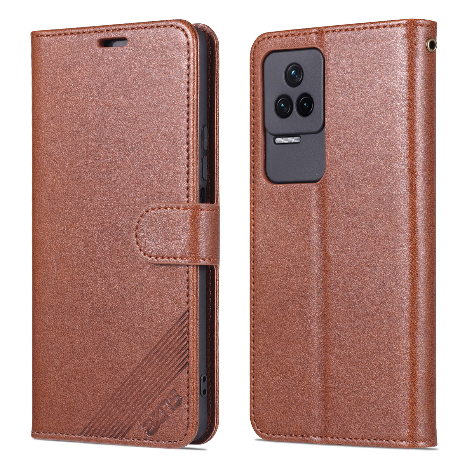 适用红米K40S手机壳防摔翻盖皮套插卡钱包款式全包软胶保护套男女时尚软胶简约皮夹高档耐用