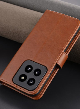 新品荣耀畅玩60plus手机壳翻盖式皮套适用华为ALT-AN00保护套全包边防摔男女外壳前后保护皮夹子高级感