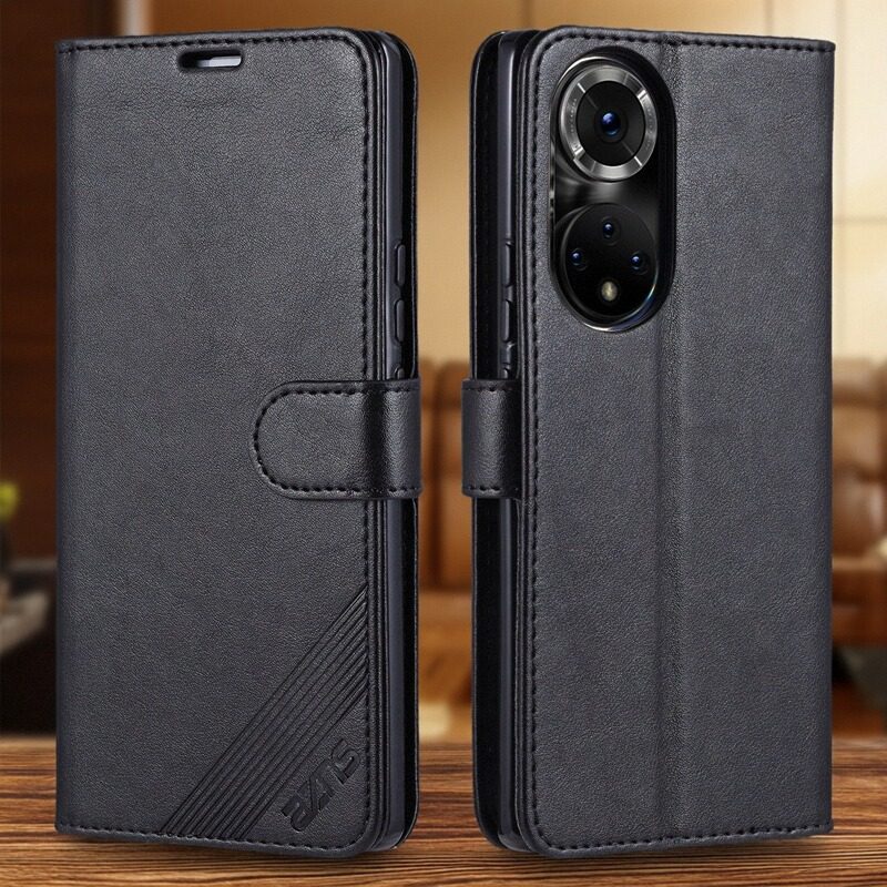 适用荣耀50手机壳翻盖式防摔全包皮套华为可插卡钱包款式保护套男女时尚软胶简约皮夹