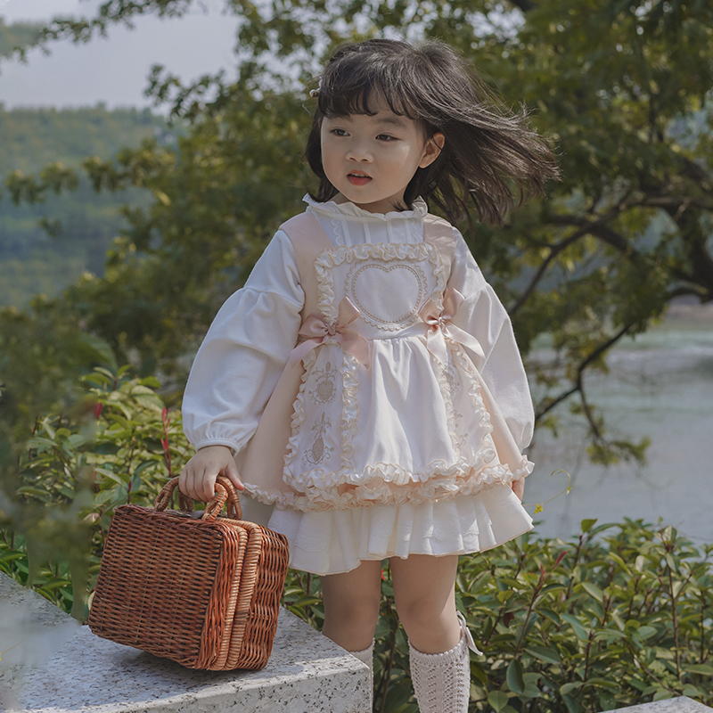 女童洛丽塔Lolita洋装宝宝周岁生日礼服西班牙公主裙蓬蓬连衣裙-封面