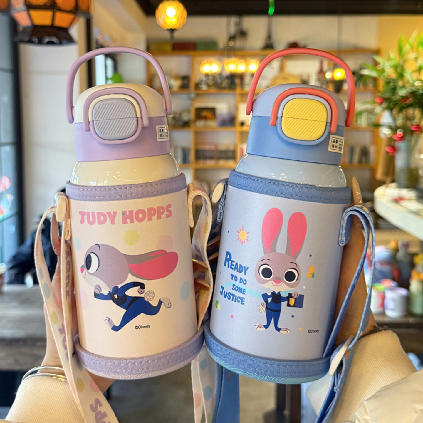 【疯狂动物城朱迪联名】保温杯女