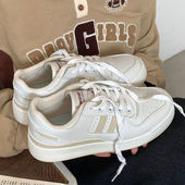 子韩版 大码 显脚小 女板鞋 春秋学生鞋 女鞋 41到43加肥加大宽脚运动鞋