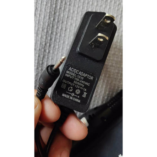 12V1A电源适配器小电磨充电线打磨机电源线单声道2.5mm打磨器直流
