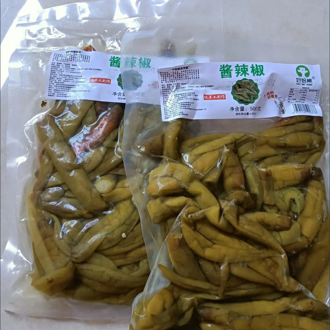 好恰熊湖南特产老坛酱辣椒泡辣椒泡菜下饭咸菜坛腌辣椒小辣椒腌制