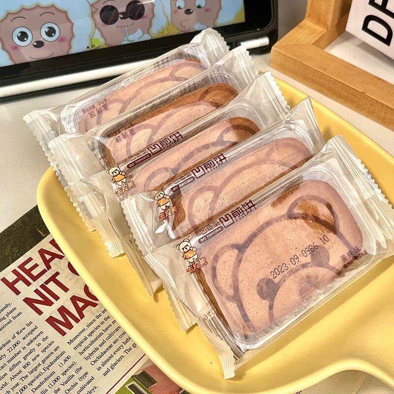 卡宾煎饼鸡蛋小熊饼干网红薄脆零食休闲食品儿童早餐小包装独立