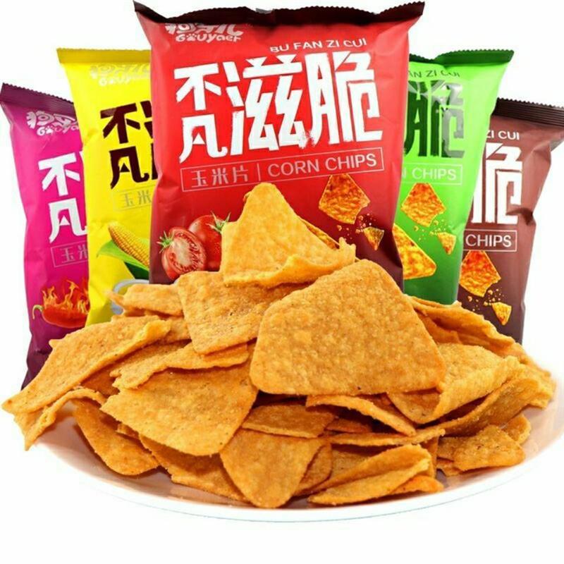 促销不凡滋脆88g*2包玉米片锅巴玉米味烧烤牛肉味香辣番茄味追剧