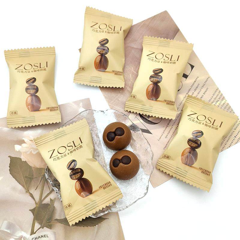 英国ZOSLI佐斯里巧克力豆咖啡奶脆冰镇提神醒脑休闲零食喜糖散装