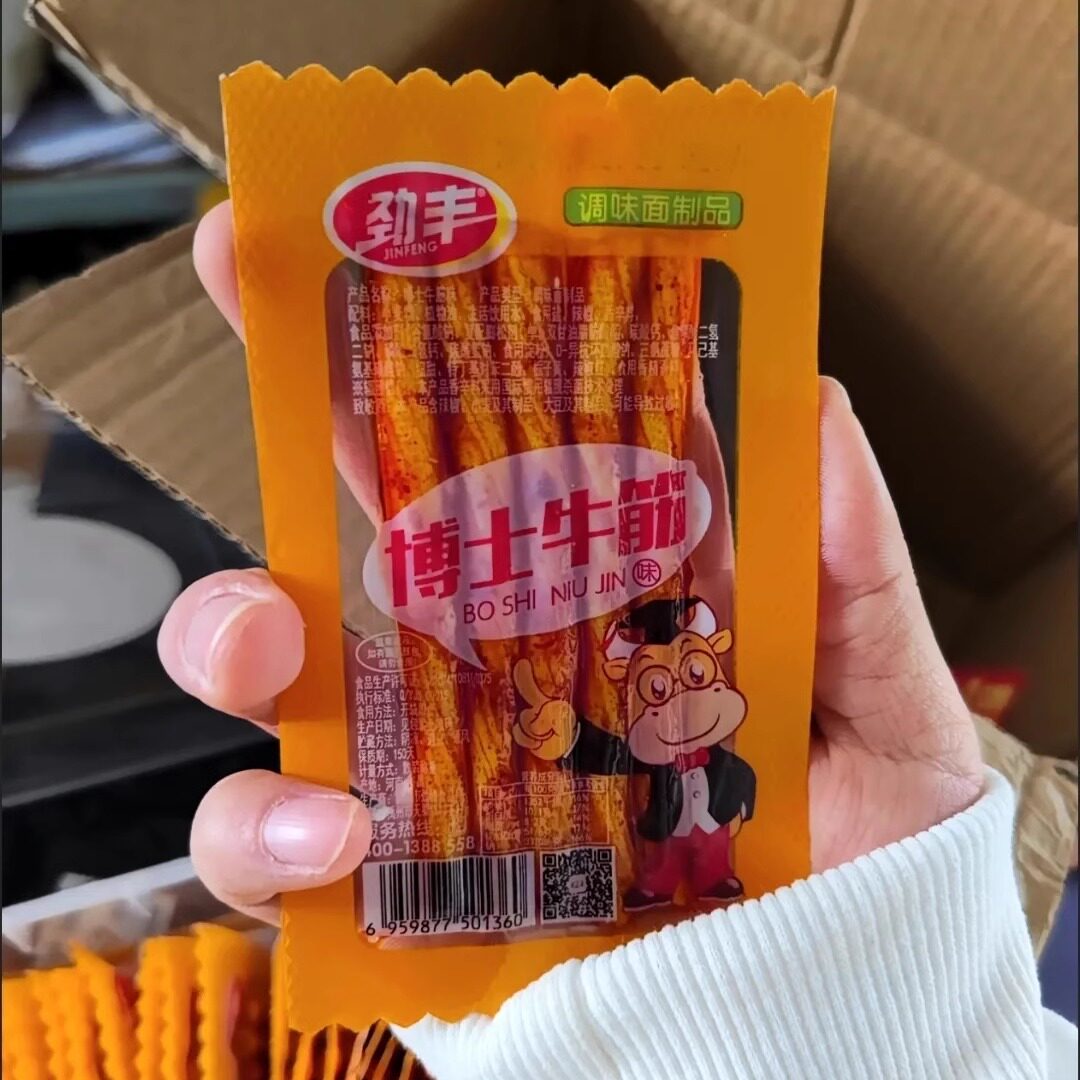 劲丰博士牛筋辣条辣片麻辣8090后儿时怀旧豆筋零食小食品面筋小吃