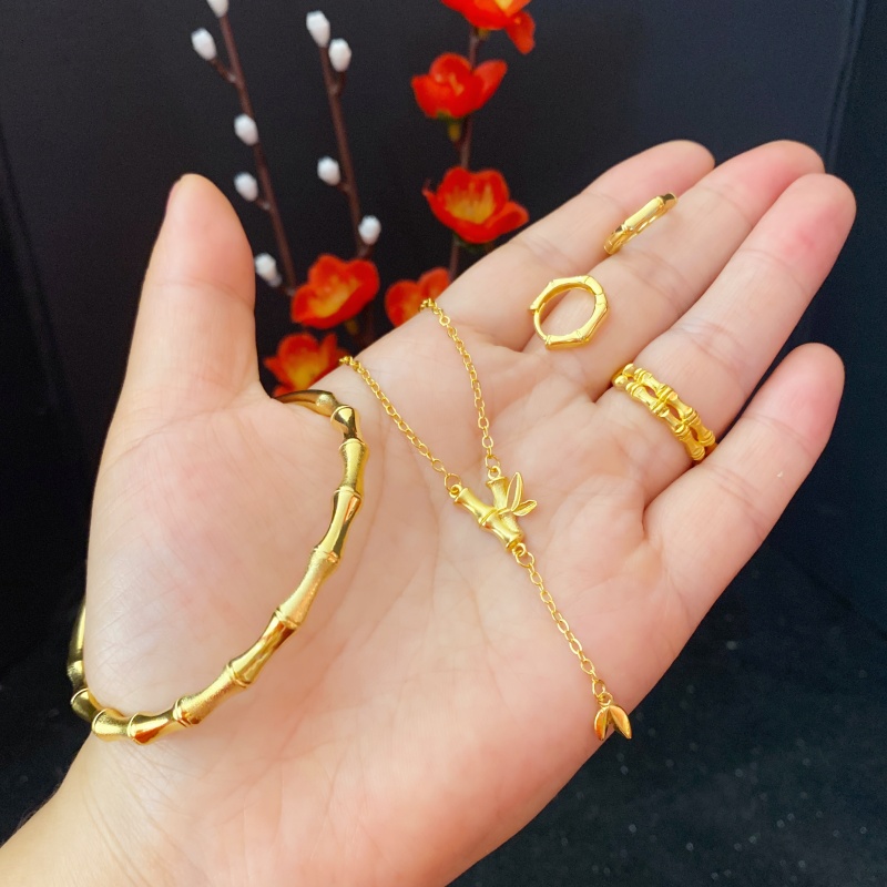 手镯不易掉色里外一色流苏锁骨链