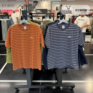 耐克男子宽松美式 条纹圆领 015 ACG FB8130 NGR T恤 NIKE 短袖